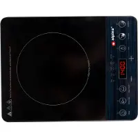 Alpina Inductieplaat - 1-Pits Kookplaat - 2000 W - Zwart
