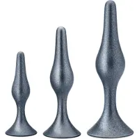 Blush Anal Adventures Matrix Genesis plug set Stellar - Grijs - 13.3 cm