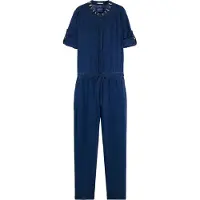 Scotch & Soda Indigo Tencel Denim Washed All In One With Beading Details | Maat: 34 | Jumpsuits Outlet | Dames | Blauw