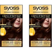 Syoss Haarverf Oleo Intense - 3-82 Subtiel Mahonie - 2 Stuks