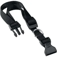 Ferplast Halsband Honden Club 56 Cm Nylon Zwart