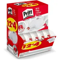 Pritt Wegwerpbare correctierollers Eco Flex, ergonom. design, L 10 m x B 4,2 mm, multipack van 16