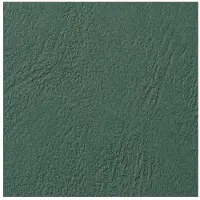 GBC CE040045 Leathergrain bindomslag 250 grams donkergroen (100 stuks)
