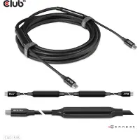 Club 3D CAC-1535 USB-C-kabel USB-C stekker 5.00 m Zwart