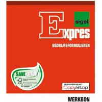 Sigel Expres Bedrijfsformulieren Werkbonblok, A5, 2x50 vel (krimp 5 stuks)