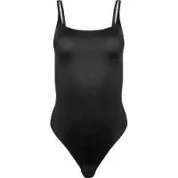 Magic bodyfashion - Gloss Scoop Body Dames Body - Black - Maat L