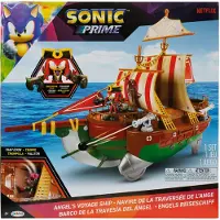 Sonic The Hedgehog Sonic Prime 2,5" Actiefiguur Speelset Piratenschip