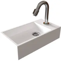 Sjithouse Furniture Polar fontein 40x22,5cm mat wit