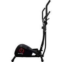 Mobiclinic ATLAS - Crosstrainer - 8 weerstandsniveaus - LCD scherm - Ergonomische handgrepen - Antislip pedalen - Inklapbare elliptische trainer - Tot 100 KG - Weerstand wiel 4KG