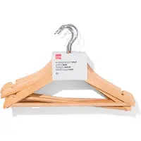 HEMA Kledingshangers kind hout - 6 stuks
