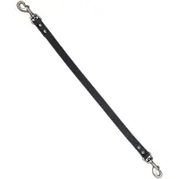 Animal Boulevard Ab30042 - Hals- En Leibanden - Hond - Ab Country Leather Add-a-dog Leiband Zwart-20mmx60cm - Maat: 20mmx60cm - 205295