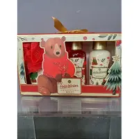 Accentra geschenk set kinderen - body lotion - douche gel - badzout - spons - gember brood en veenbessen