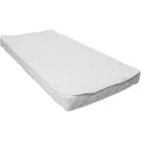 MamaLoes Wit Jersey 60 x 120 cm Waterproof Matrasbeschermer met Elastieken ML040410