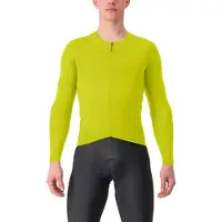 Castelli Fly LS Lange Mouw Jersey Geel || Maat: XL