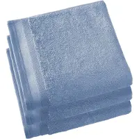 De Witte Lietaer Handdoek Contessa Stone Blue (50 x 100 cm) (set van 3)