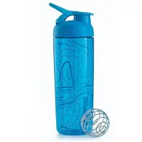BlenderBottle | SportMixer  Tritan Sleek | 820 ml | Blauw | Shakebeker | Shaken zonder klonten en zonder te lekken! | Shaker | Bidon | Water Fles | Drink Fles |
