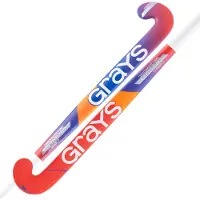Grays houten hockeystick 100i Ultrabow Indoor Jun Stk Zwart / Blauw - maat 33.0