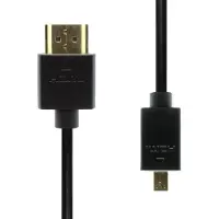 ProXtend HDMI to Micro HDMI 1M HDMI kabel HDMI Type A (Standaard) HDMI Type C (Mini) Zwart