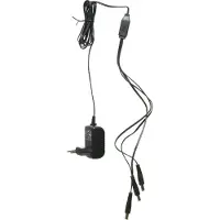 Lumineo 4,5 volt 3x trafo 4,5v-3,6w zwart
