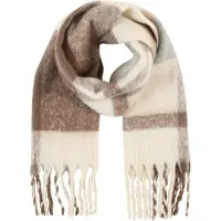 Vero Moda Sjaal 'VMIvy' beige / bruin / lichtgrijs