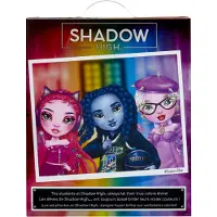 Mga Shadow High Lavendel - Paarse Fashionpop. Geweldige Outfit, Extra Lang Haar, Bril & 10+ Kleurrijke Speelaccessoires.