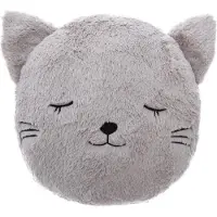 Douceur D`Interieur Rond Kussen Kat | Maat: 26 cm