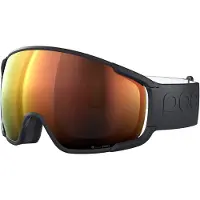 POC - Skibrillen - Zonula Uranium Black/Partly Sunny Orange voor Unisex - Zwart