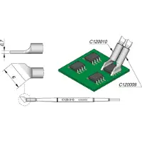 JBC C120010 Desoldeerpunt Mesvorm Grootte soldeerpunt 6 mm Inhoud: 1 stuk(s)