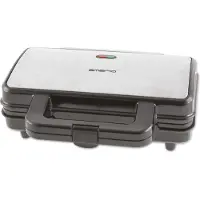 Emerio ST-125833 Tosti-apparaat RVS, Zwart
