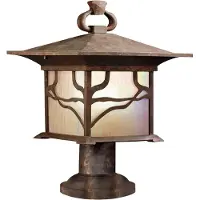 Kichler Mini LED Tuin Pilaar Morris | 1X E27 Max 60W | IP44 (Outdoor) | Distressed Copper
