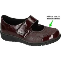 Solidus -Dames - bordeaux - ballerina's & mocassins - maat 37.5