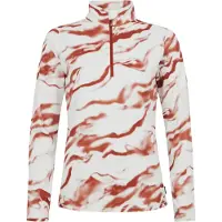 Protest PRTRIKOTI 1/4 zip Skipully dames Wit dessin L/40