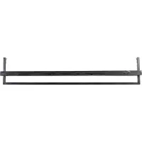 Light & Living Wandplank 120x18x24 cm MADDISON hout mat zwart (Zwart, 120x24x18cm)