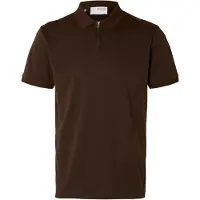 Selected Shirt 'SLHFave' chocoladebruin