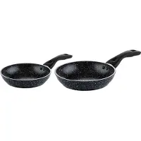 WESTINGHOUSE Kookpannenset Marble Wood - ø 24 en 28 cm - Inductie en alle andere warmtebronnen