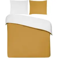DoubleDry Dekbedovertrek 100% percal katoen eenpersoons 140x200/220 cm + 1