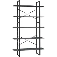 vidaXL Boekenkast met 5 schappen 100x30x175 cm massief grenenhout