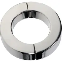 Black Label - Magnetische Scharnierende Cockring - RVS 40 mm