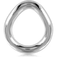 Black Label - Flared Cockring - RVS M