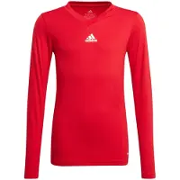 Adidas Functioneel shirt 'Team Base' vuurrood / wit