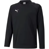 Puma Unisex, Sportief shirt, teamLIGA Training Sweat Jr-657239 (128), Zwart, 128