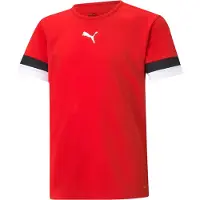 Puma Functioneel shirt 'TeamRise' rood / zwart / wit