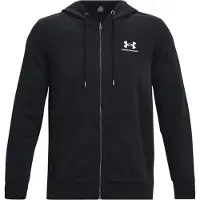 Under Armour Sportsweatvest 'Essential' zwart / wit