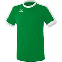 Erima Retro Star T-shirt met korte mouwen, heren - Smaragdgroen / Wit