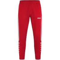Jako Power Vrijetijdsbroek Kinderen - Rood / Wit | Maat: 128