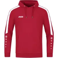 Jako Sportief sweatshirt rood / wit