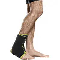Select Enkel Support Lace Up - Zwart/Neon