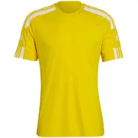 Adidas Squadra 21 Short Sleeve T-shirt Geel M Man