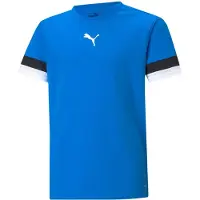 Puma Functioneel shirt 'TeamRISE' royal blue/koningsblauw / zwart / wit