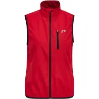 Newline Sportbodywarmer grijs / donkerrood / zwart